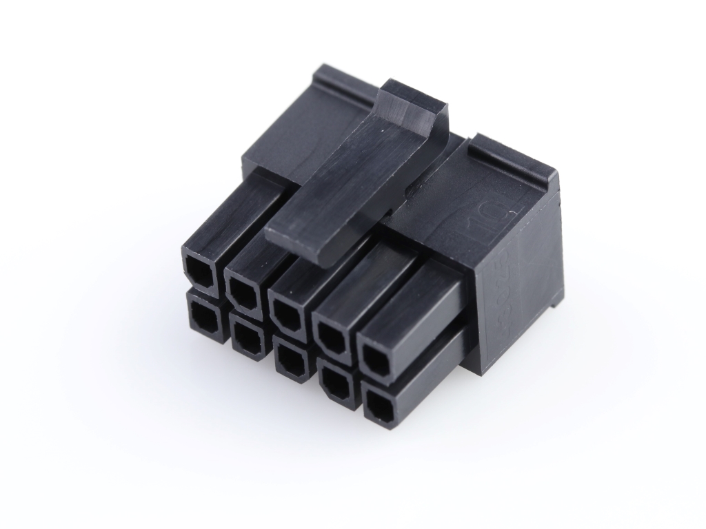 43025-1000 Micro-Fit 3.0 Receptacle Housing, Dual Row, 10 Circuits, Low-Halogen