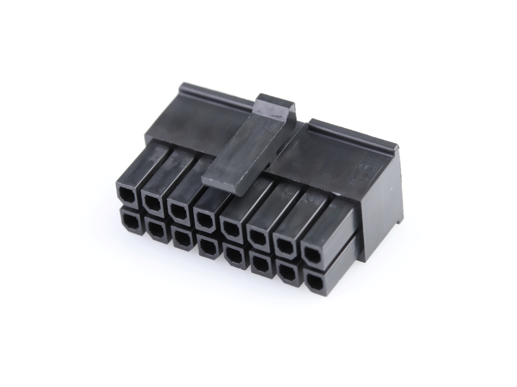 43025-1608 Micro-Fit 3.0 Receptacle Housing, Dual Row, 16 Circuits, Low-Halogen Since Inception