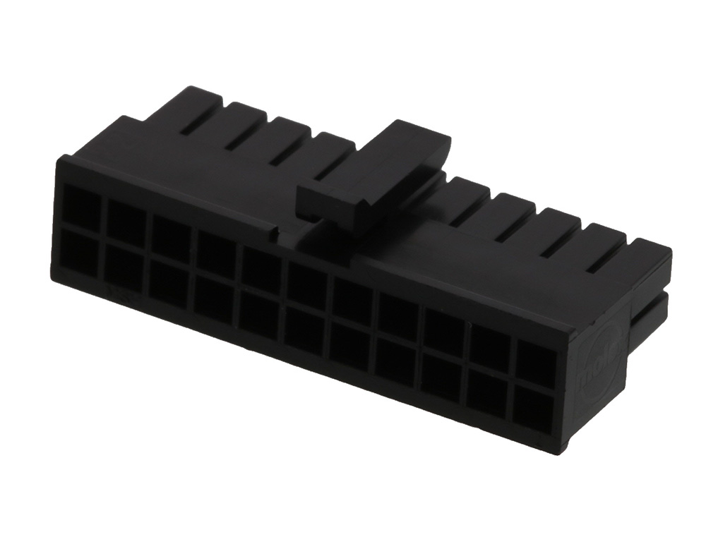 43025-2200 Micro-Fit 3.0 Receptacle Housing, Dual Row, 22 Circuits, Low-Halogen