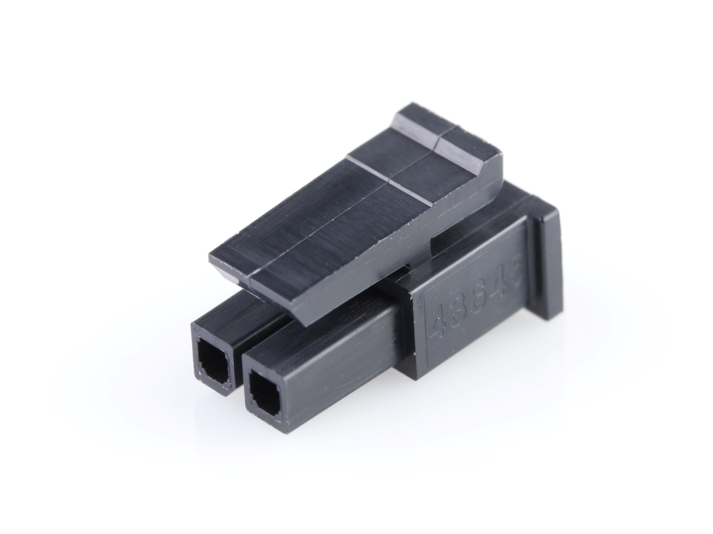 43645-0210 Micro-Fit 3.0 Receptacle Housing, Single Row, 2 Circuits