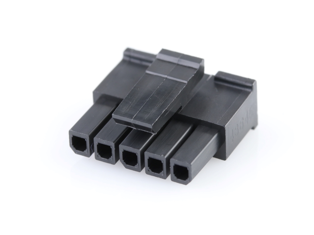 43645-0508 Micro-Fit 3.0 Receptacle Housing, Single Row, 5 Circuits, Low-Halogen Since Inception