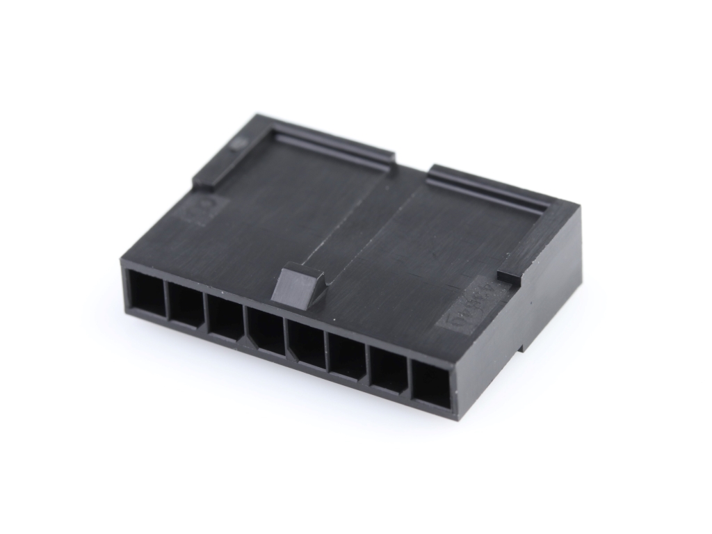 43640-0801 Micro-Fit 3.0 Plug Housing, Single Row, 8 Circuits, Low-Halogen