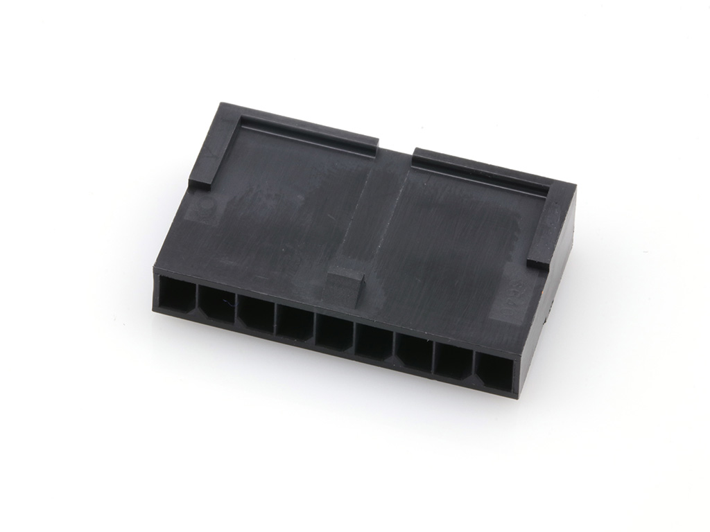 43640-0901 Micro-Fit 3.0 Plug Housing, Single Row, 9 Circuits, Low-Halogen