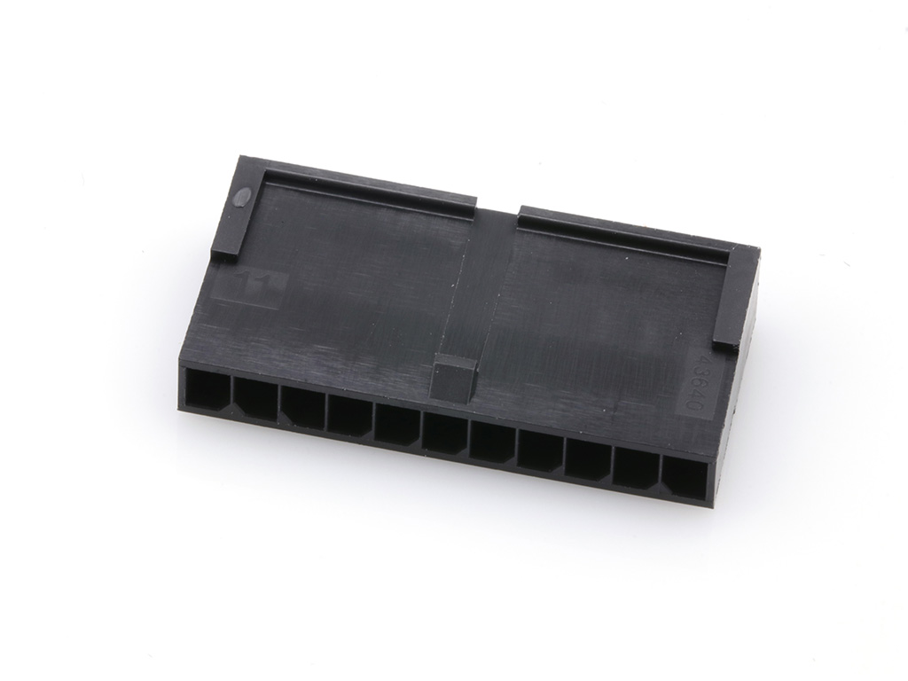 43640-1101 Micro-Fit 3.0 Plug Housing, Single Row, 11 Circuits, Low-Halogen