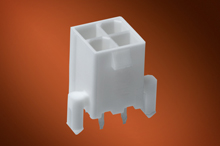 39-29-9062 Mini-Fit Jr. Vertical Header, Dual Row, 6 Circuits, with Snap-in Plastic Peg PCB Lock, Tin