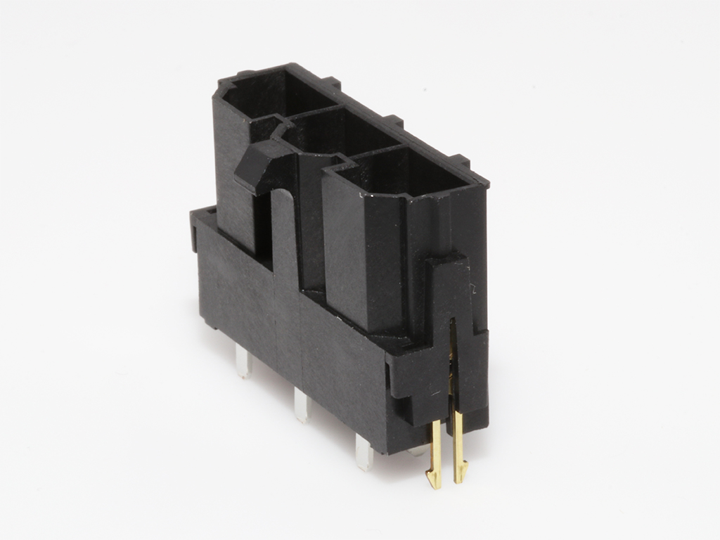 42819-3242 Mini-Fit Sr. Header, Single Row, Vertical, 6.35mm PCB Thickness, Tin (Sn) Plating, 3 Circuits