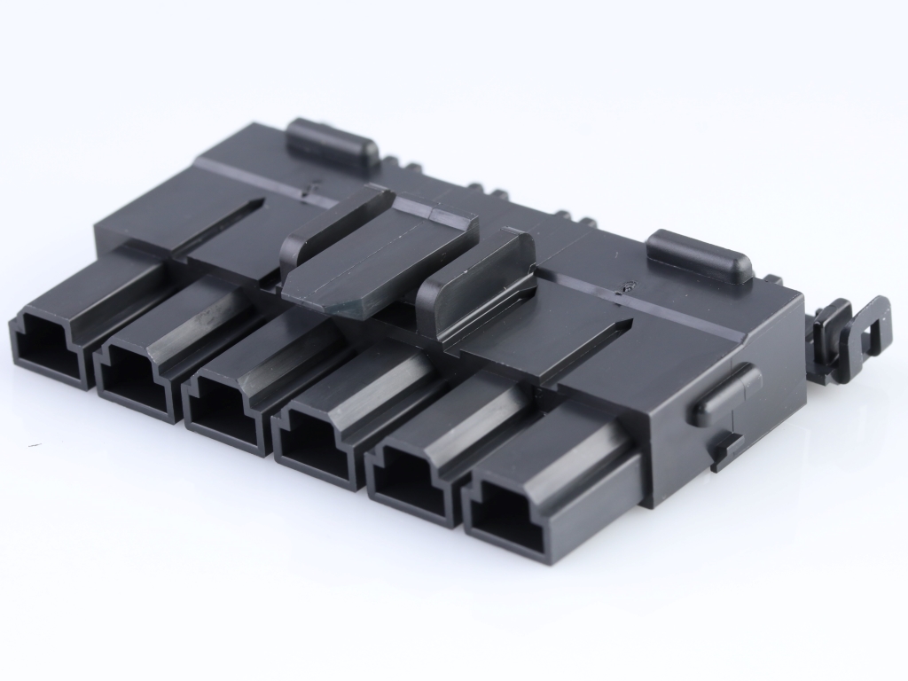 42816-0612 Mini-Fit Sr. Receptacle Housing, Single Row, 6 Circuit
