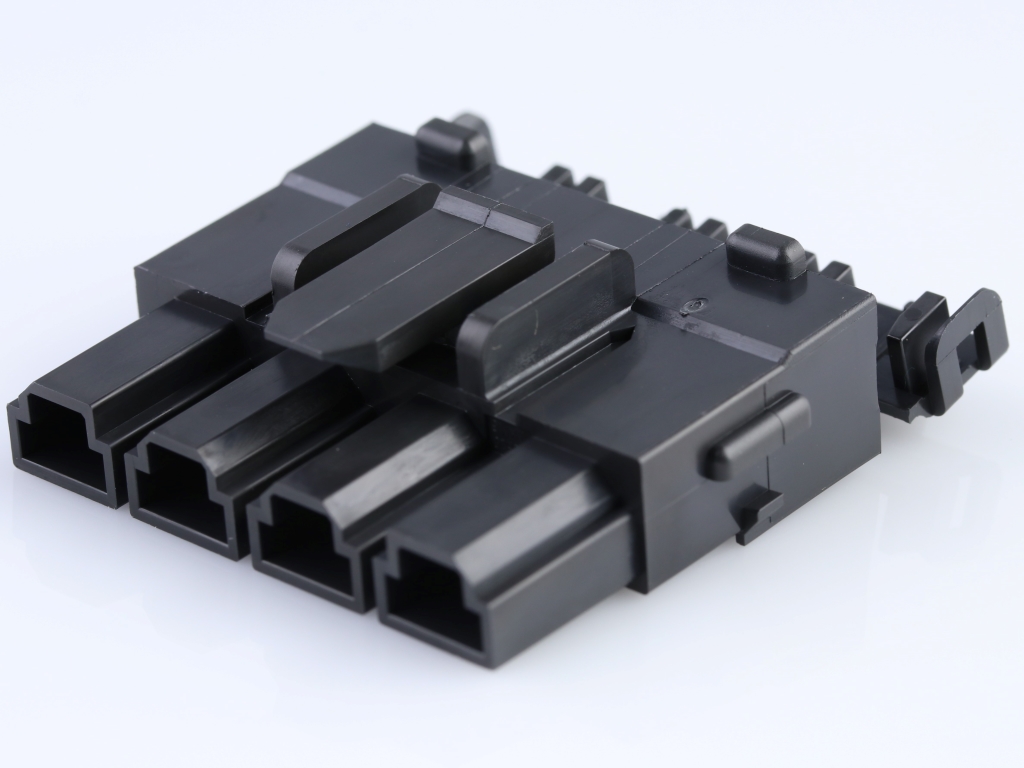 42816-0412 Mini-Fit Sr. Receptacle Housing, Single Row, 4 Circuit