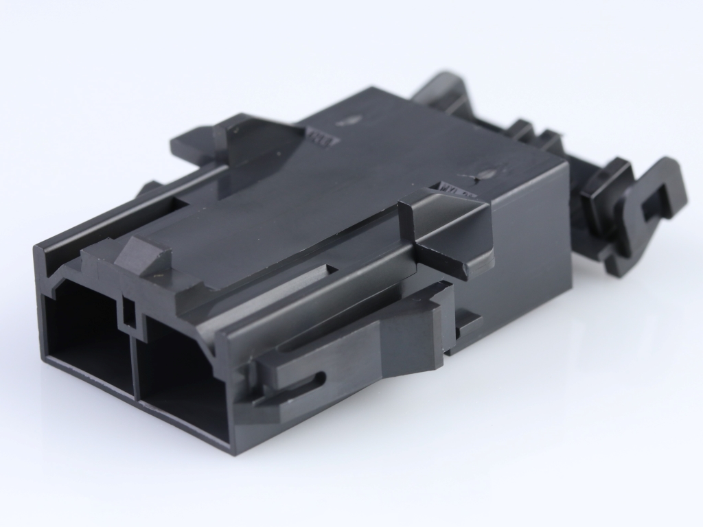 42818-0212 Mini-Fit Sr. Plug Housing, Single Row, Panel Mount, 2 Circuit