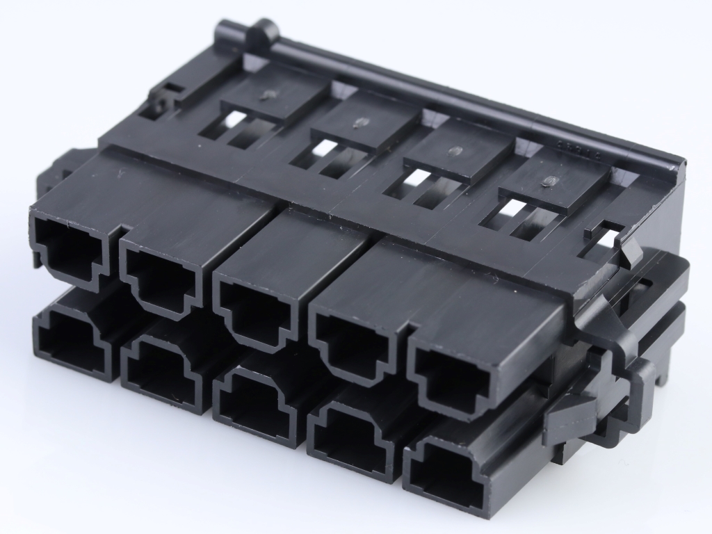 43914-1103 Mini-Fit Sr. Receptacle Housing, Dual Row, 10 Circuits