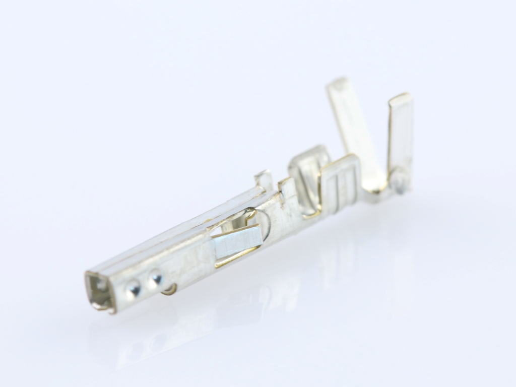 39-00-0453 Mini-Fit Female Crimp Terminal, Reflowed Matte Tin Over Copper, 22-28 AWG, Reel