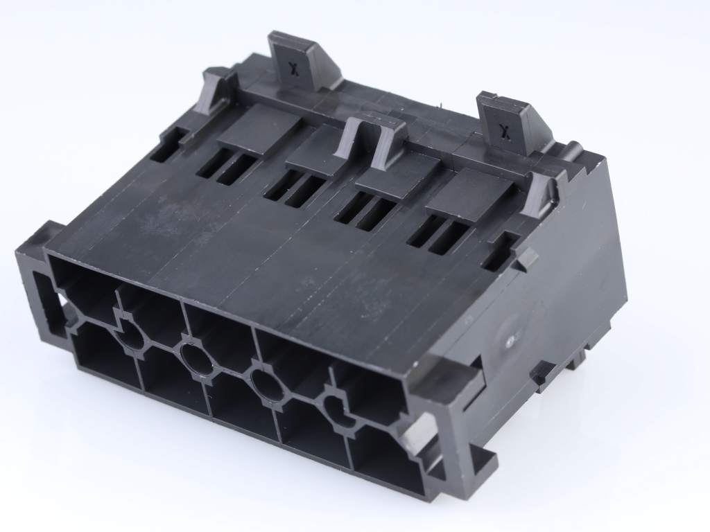 43938-2103 Mini-Fit Sr. Plug Housing, Dual Row, Panel Mount, 10 Circuits