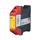 SAFE 2.2 Veiligheidsrelais voor schakelmatten 24V AC/DC 2xNO, zonder startbewaking (Riese AR.9657.2010)