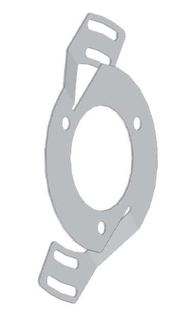90.1075 Veerplaat voor serie 19,50H,59,59S,PR90H,E58HS,E58HM Encoders