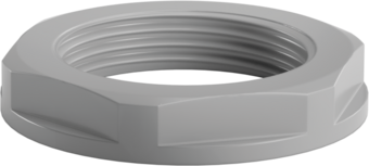 PA6 M75 RAL 7035 Moer met flens