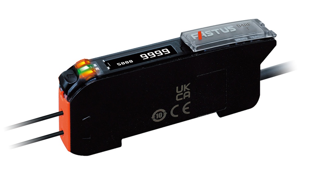 D4RF-TA-Y Lichtgeleidersensor voor kleine objecten IO-Link, met analoge uitgang