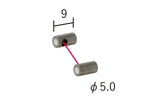 NF-TA02 Sideview lens voor through beam lichtgeleider