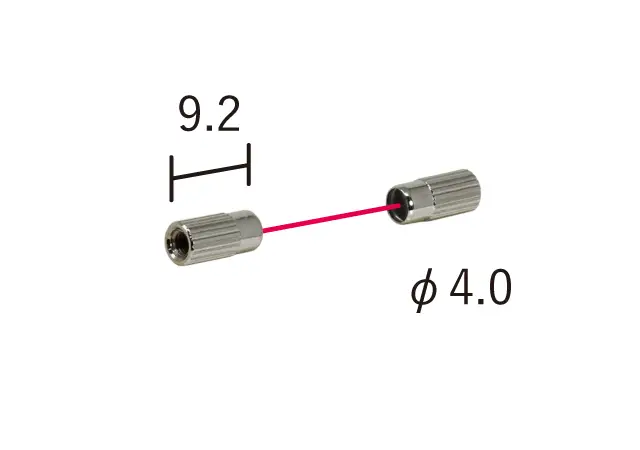 NF-TA03 Long-range lens M2.6 voor lichtgeleider (set van 2)