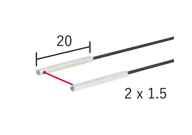 NF-TG04 Through beam lichtgeleider
