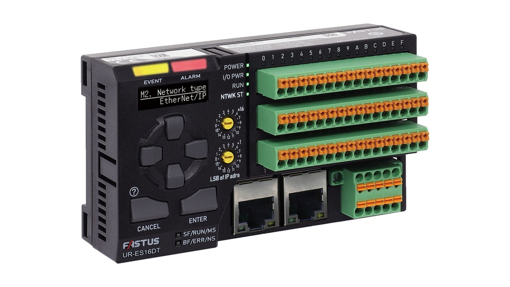 UR-ES16DT IO-Link Master Multi-Protocol 16-Port IP20