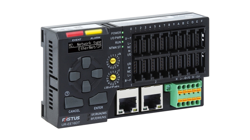 UR-EE16DT IO-Link Master Multi-Protocol 16-Port IP20 e-CON connectors