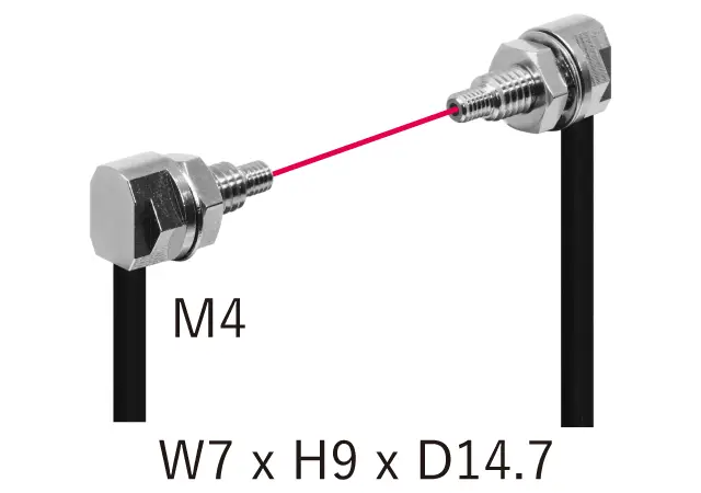 NF-TR4F Through beam lichtgeleider