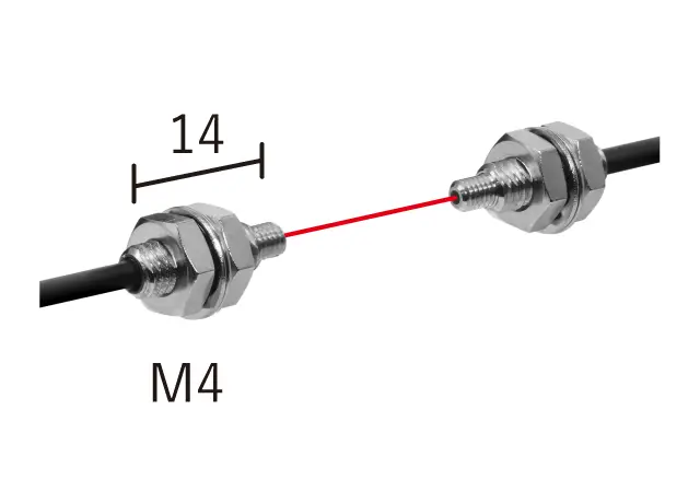 NF-TM4-H10 Through beam lichtgeleider