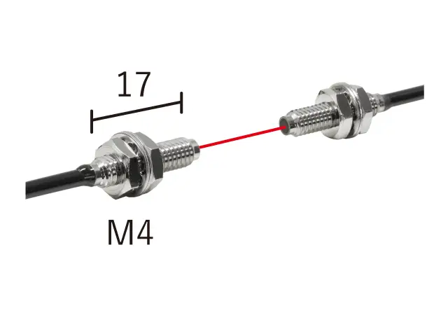 NF-TM4-H15 Through beam lichtgeleider