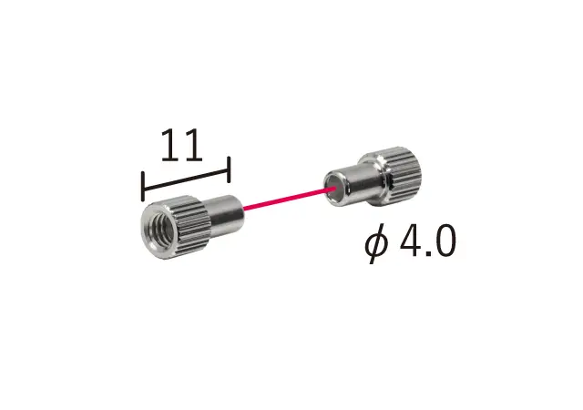 NF-TA36 Long-range lens M4 voor lichtgeleider (set van 2)