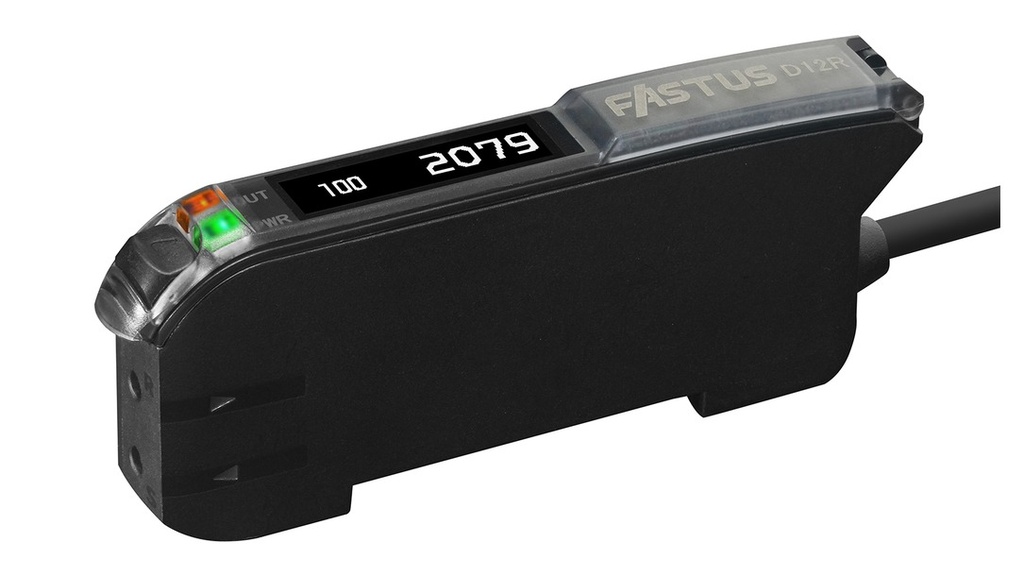 D12R-TP Lichtgeleidersensor PNP, 2m kabel