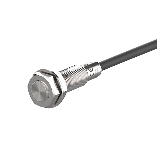 PRFD12-3DP-V Inductieve naderingsschakelaar volledig RVS M12 PNP NO met kabel