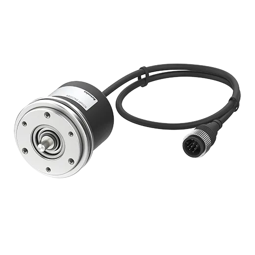 E58SS6-512-3-T-24-C Encoder 58mm, 6mm massieve as, 512PPR HTL 24V met kabelstekker