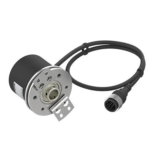 E58H12-1024-3-T-24-C Encoder 58mm, 12mm holle as, 1024PPR HTL 24V met kabelstekker