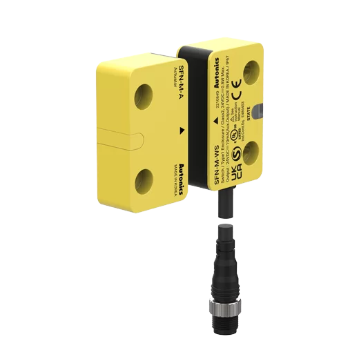 SFN-M-W Contactloze veiligheidsschakelaar met flylead connector