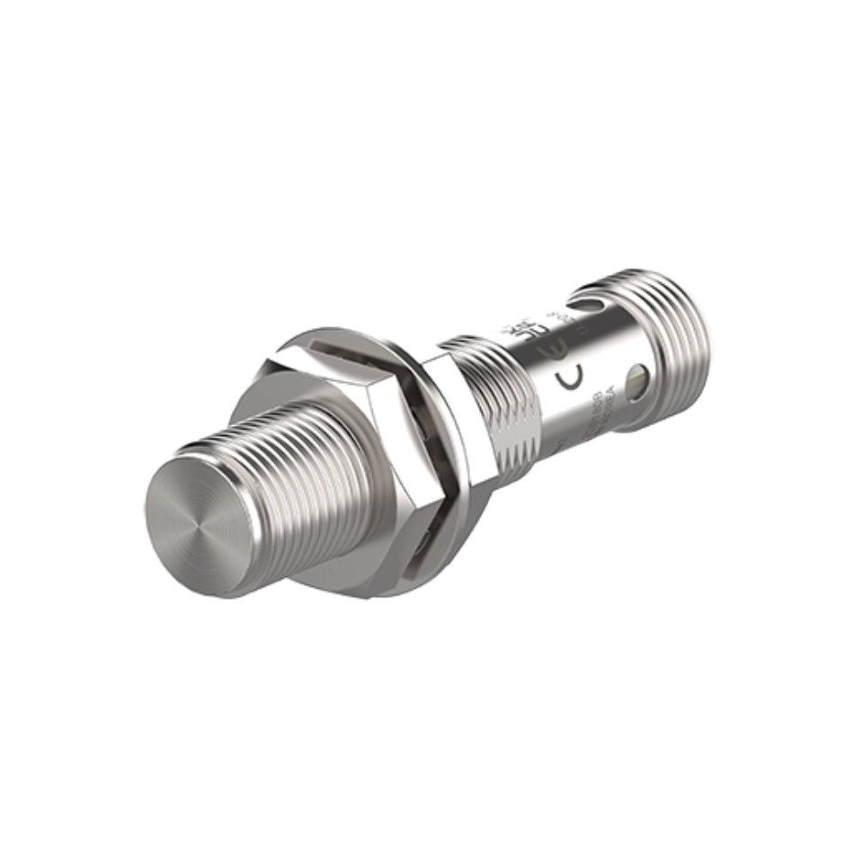 PRFDCM12-3DP Inductieve naderingsschakelaar volledig RVS M12 PNP NO met connector