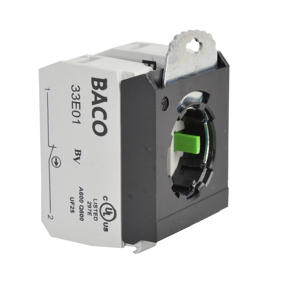 333E11 Adapter 3 posities met NO+NC contact