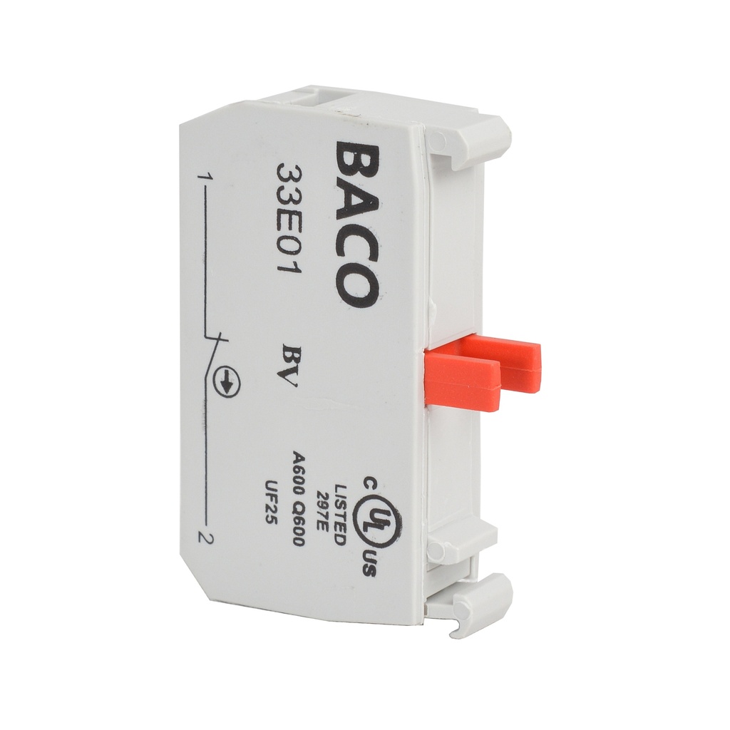 33E01 NC switch, Schroefconnecties