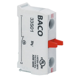 33S01 NC switch voor control stations