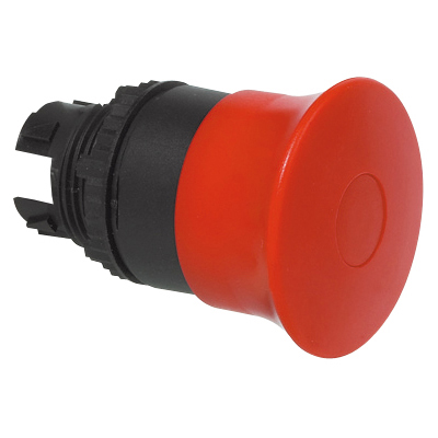 L22DD01 Noodstop Rood, Pull-to-reset, 22-serie