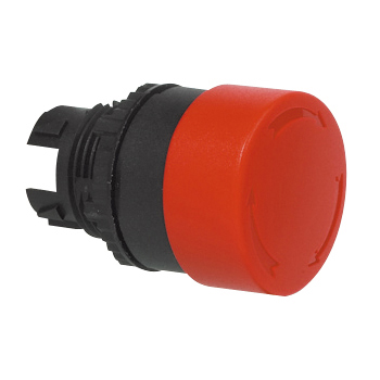 L22EC01 Noodstop Rood, Turn-to-reset, 22-serie