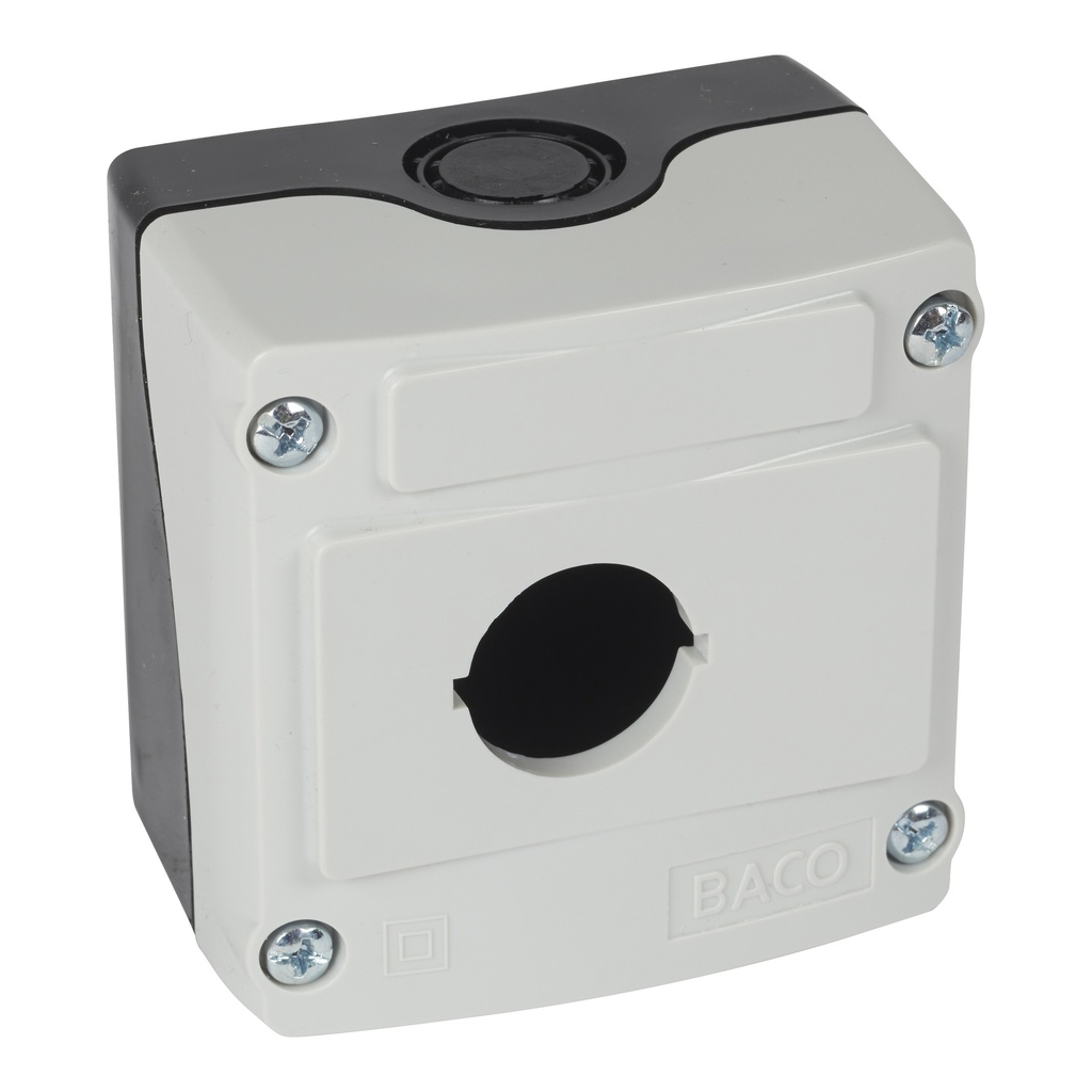 LBX0100 Lege behuizing, grijs, 1 positie