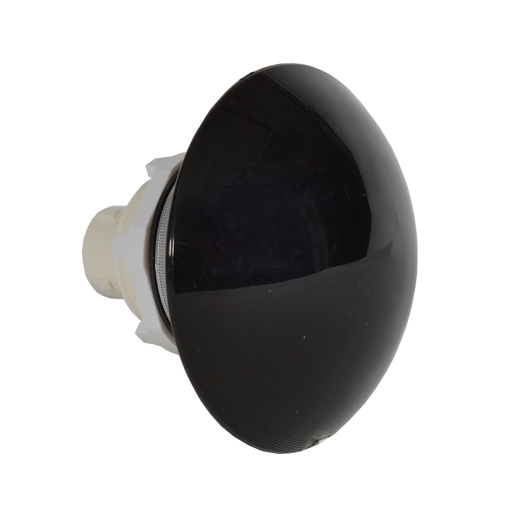 T16AE03 Paddestoelknop Zwart, Spring return, 30-serie