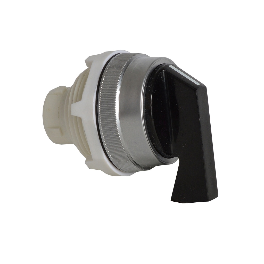 T16MR03 Selectieschakelaar Zwart, Toggle, 45° , 30-serie