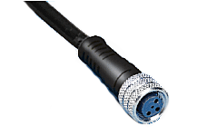 403000B41M100, M8 3-polig, Female, 0°, 10 m kabel, TPU (WSOR)