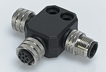 0812 051FJ 00000 Y-splitter M12 5P naar M12 5P