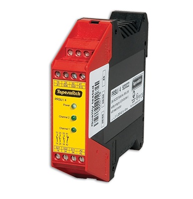 PRSU/4 Veiligheidsrelais voor schakelmatten 24V AC/DC 3xNO+1xNC