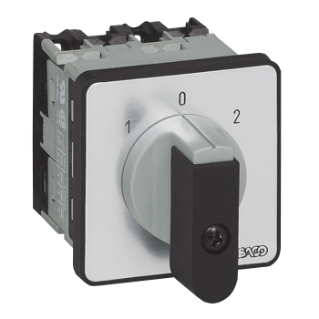 PR12 2202 C8 E Q48PN 2-standen met Uit Nokkenschakelaar 16A 690V