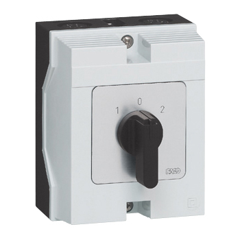 PR12 2203 C8 BCQ3 2-standen met Uit Nokkenschakelaar 16A 690V