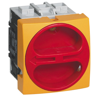 172401 Lastschakelaar 80A 690V 3P afsluitbaar Rood/Geel