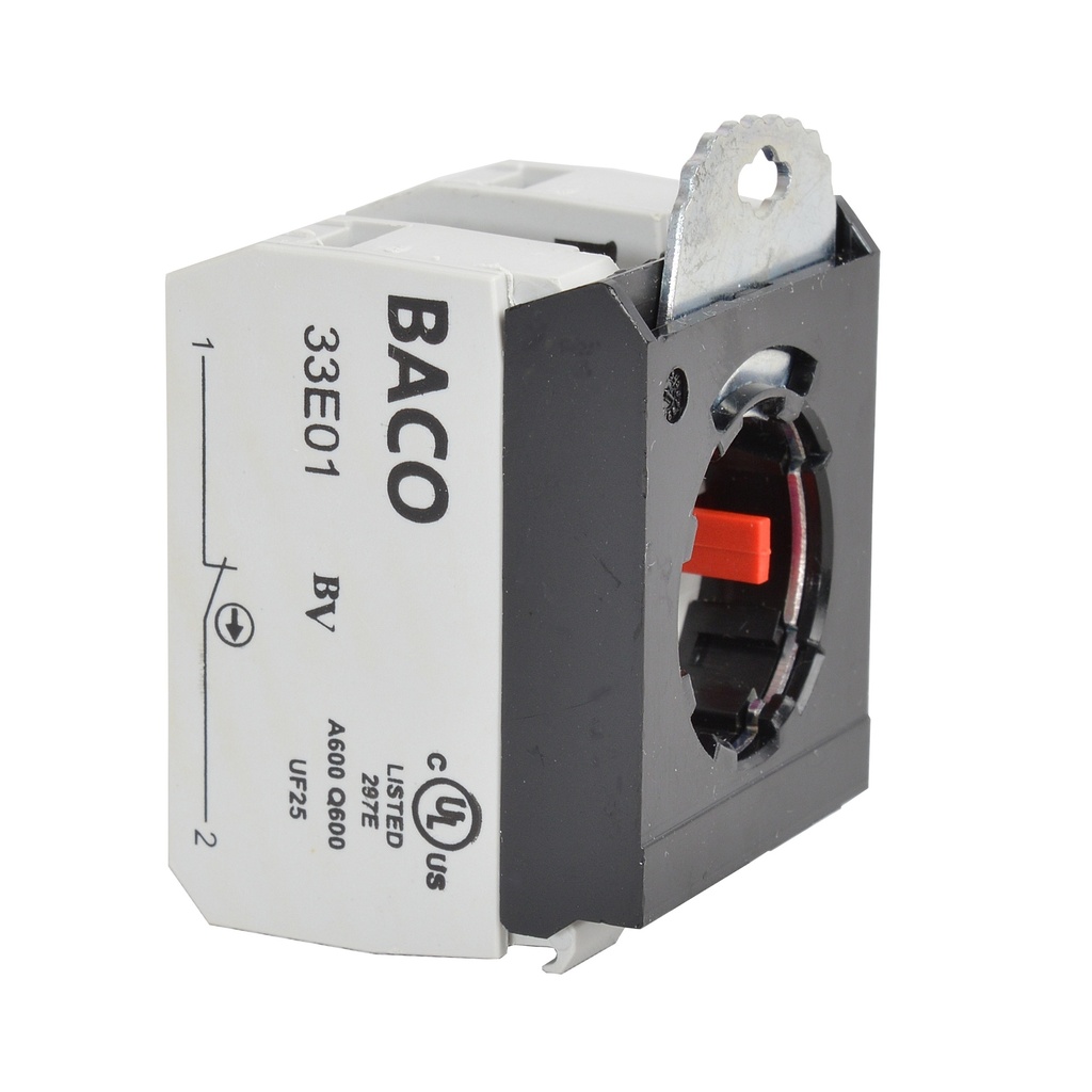 333E02 Adapter 3 posities met 2xNC contact
